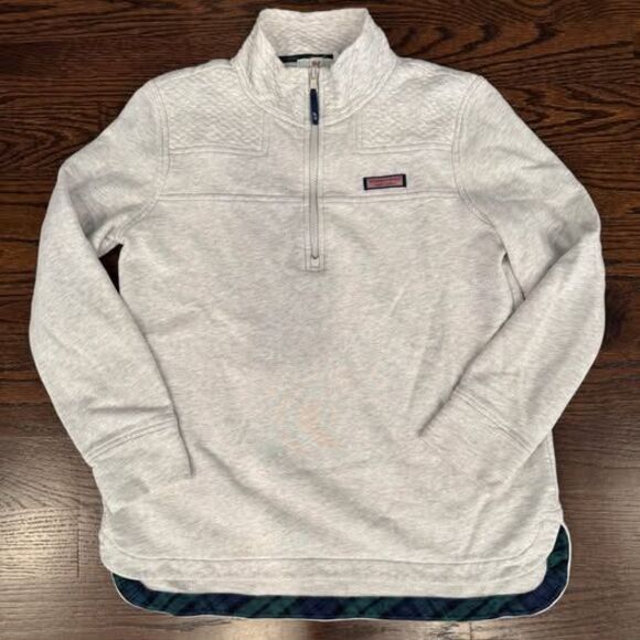 Vineyard Vines pullover with plaid detail - women's small - Picture 1 of 6